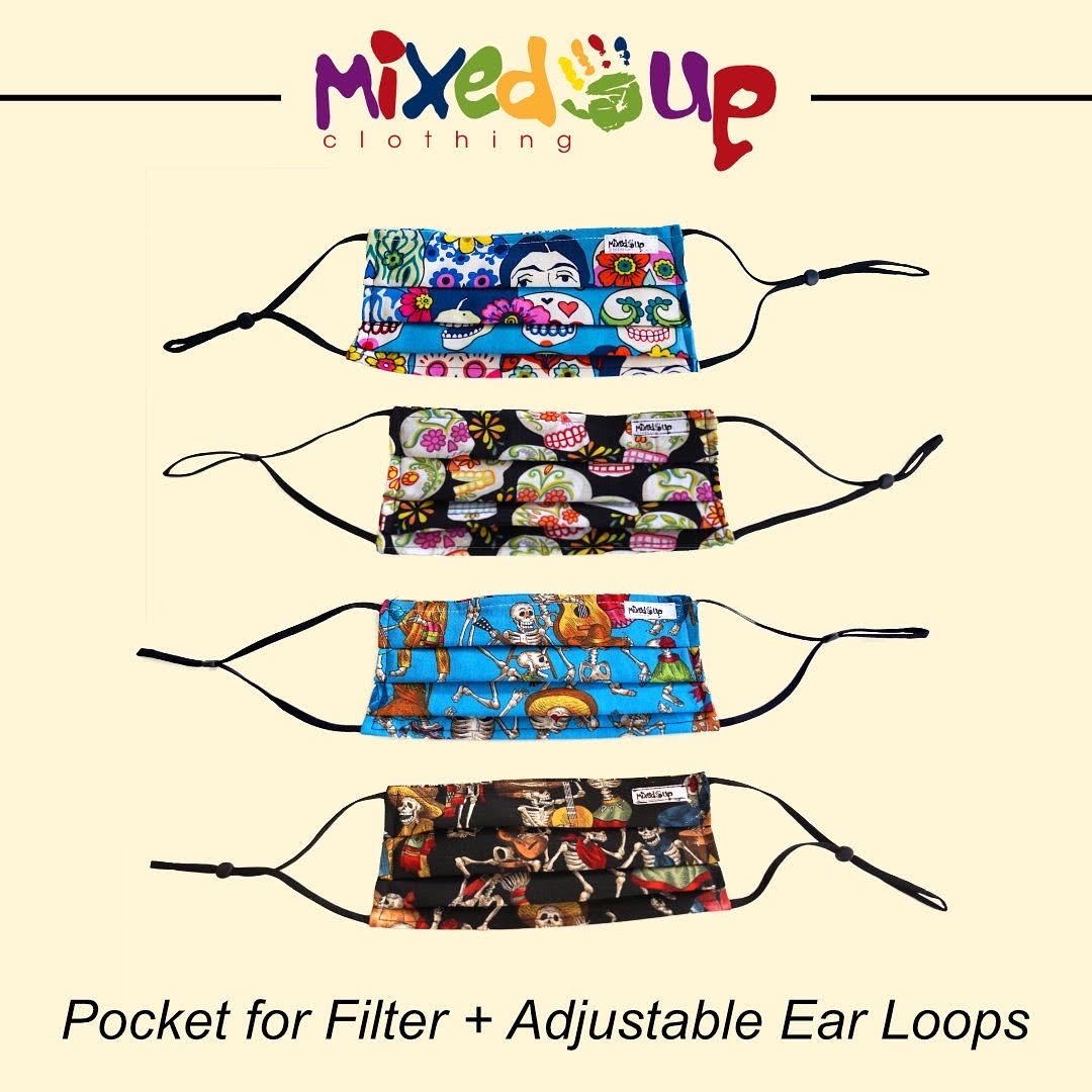 Masks inspired by Dia de los Muertos - Mixed Up Clothing