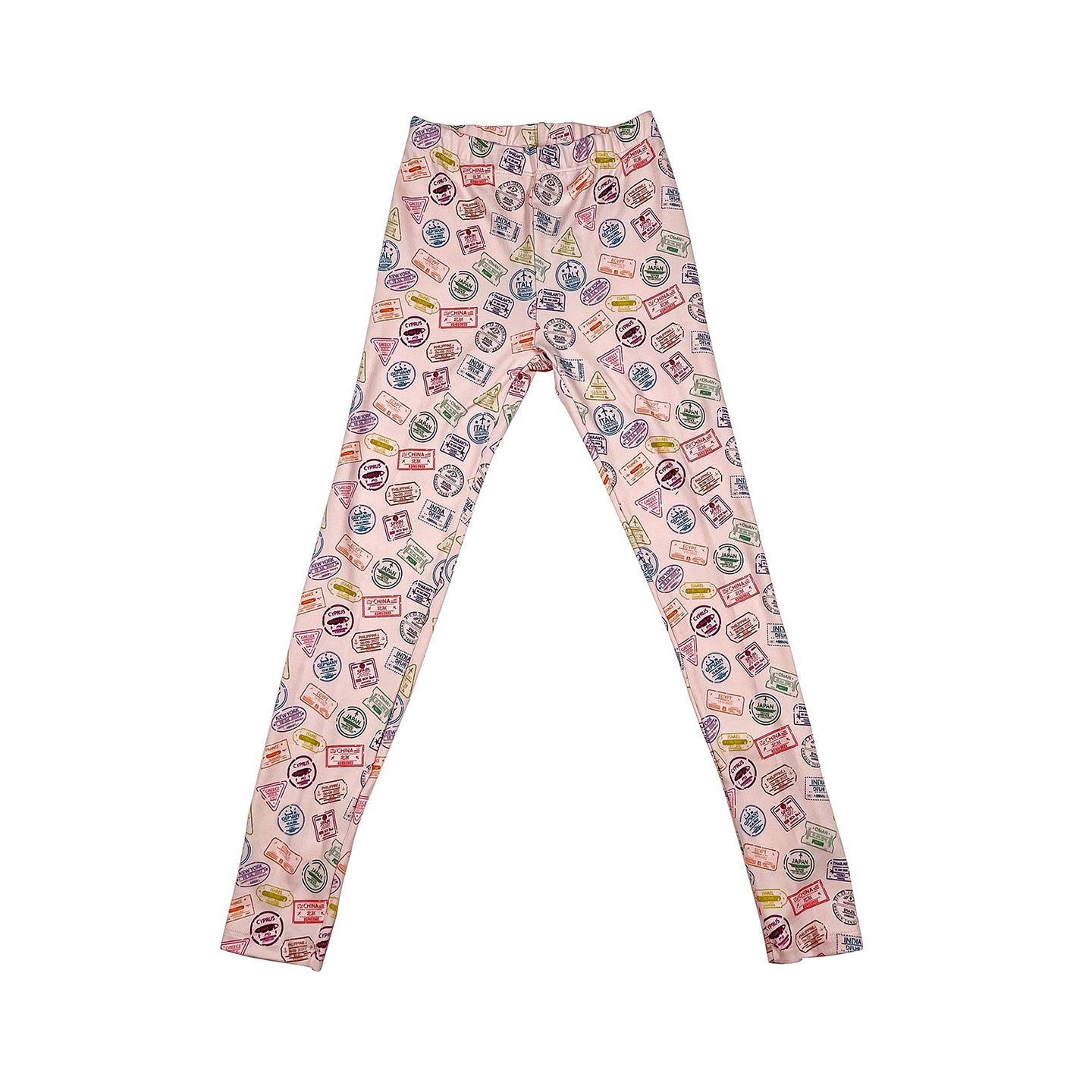 Girls Viaje Graphic Leggings | Multicultural Kids Clothing