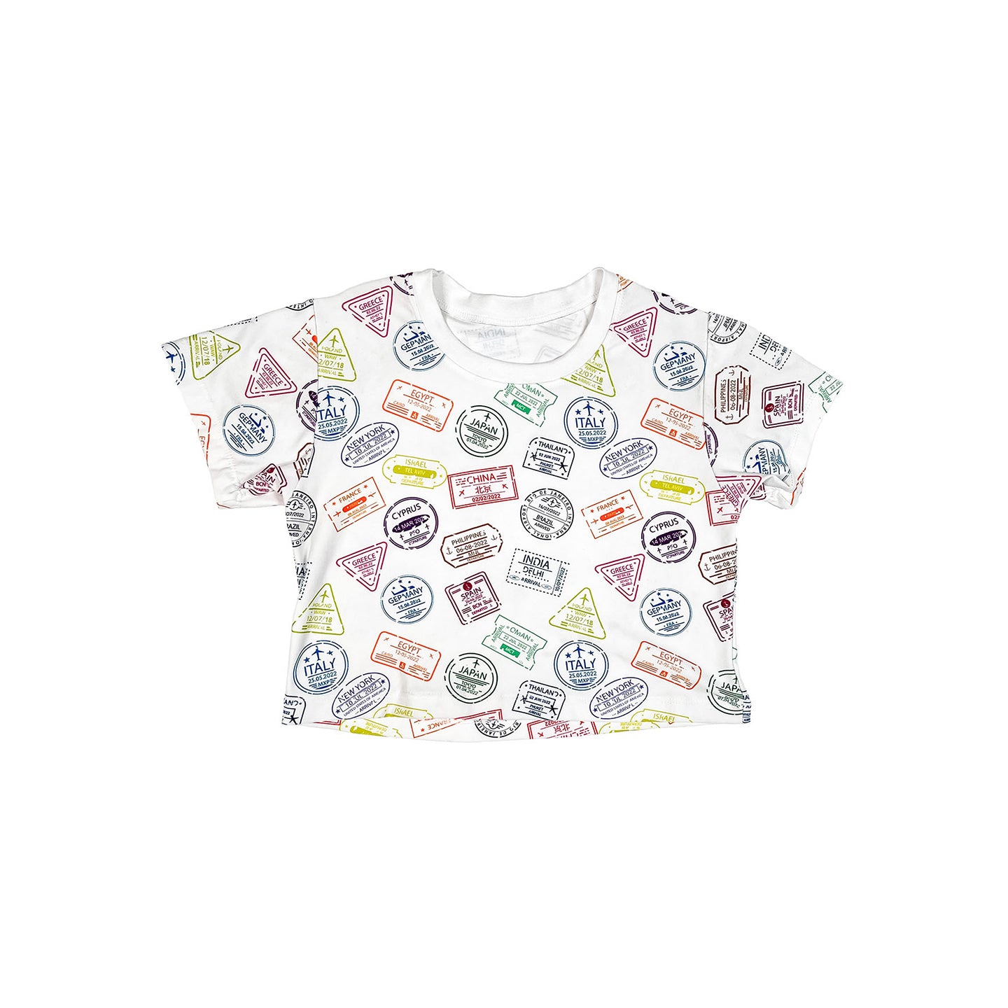 Girls Viaje Cropped T-Shirt | Multicultural Kids Clothing
