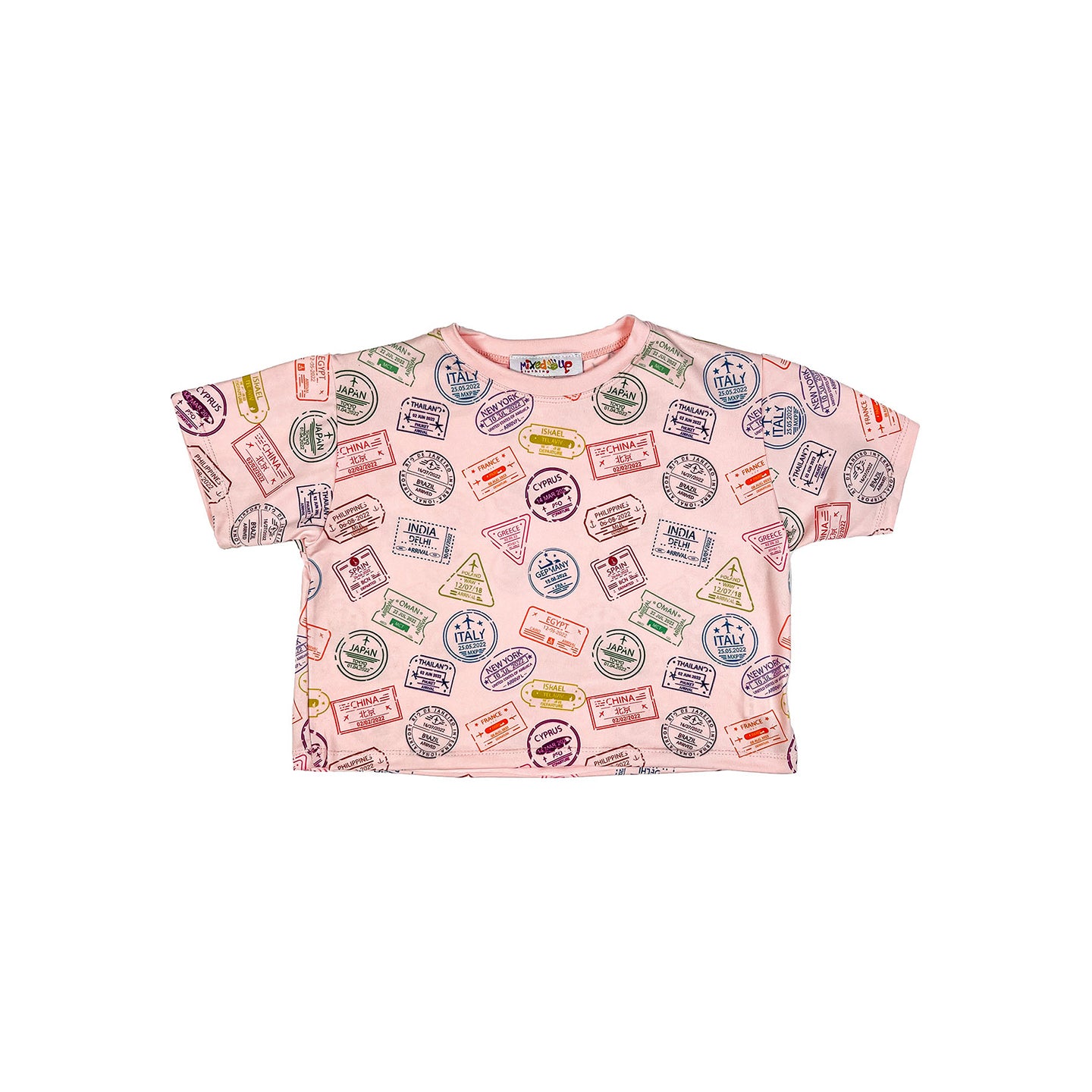 Girls Viaje Cropped T-Shirt | Multicultural Kids Clothing