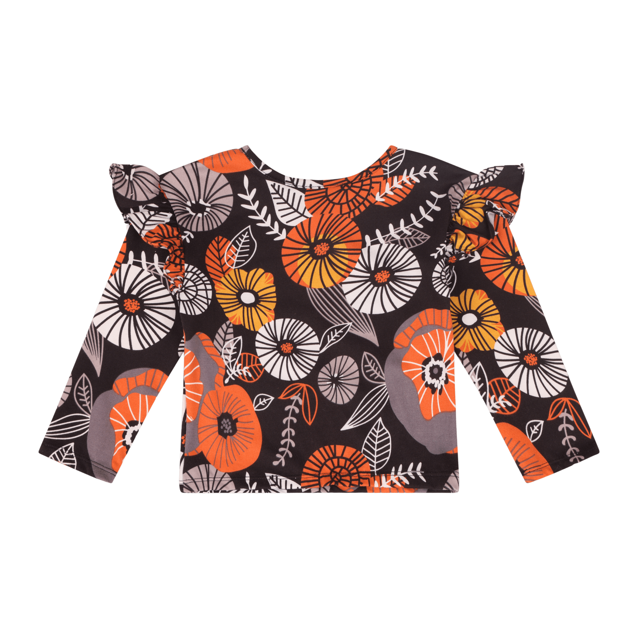 Baby Girls Ruffle Flutter Sleeve Top | Multicultural Kids Clothing - Mixed Up Clothing