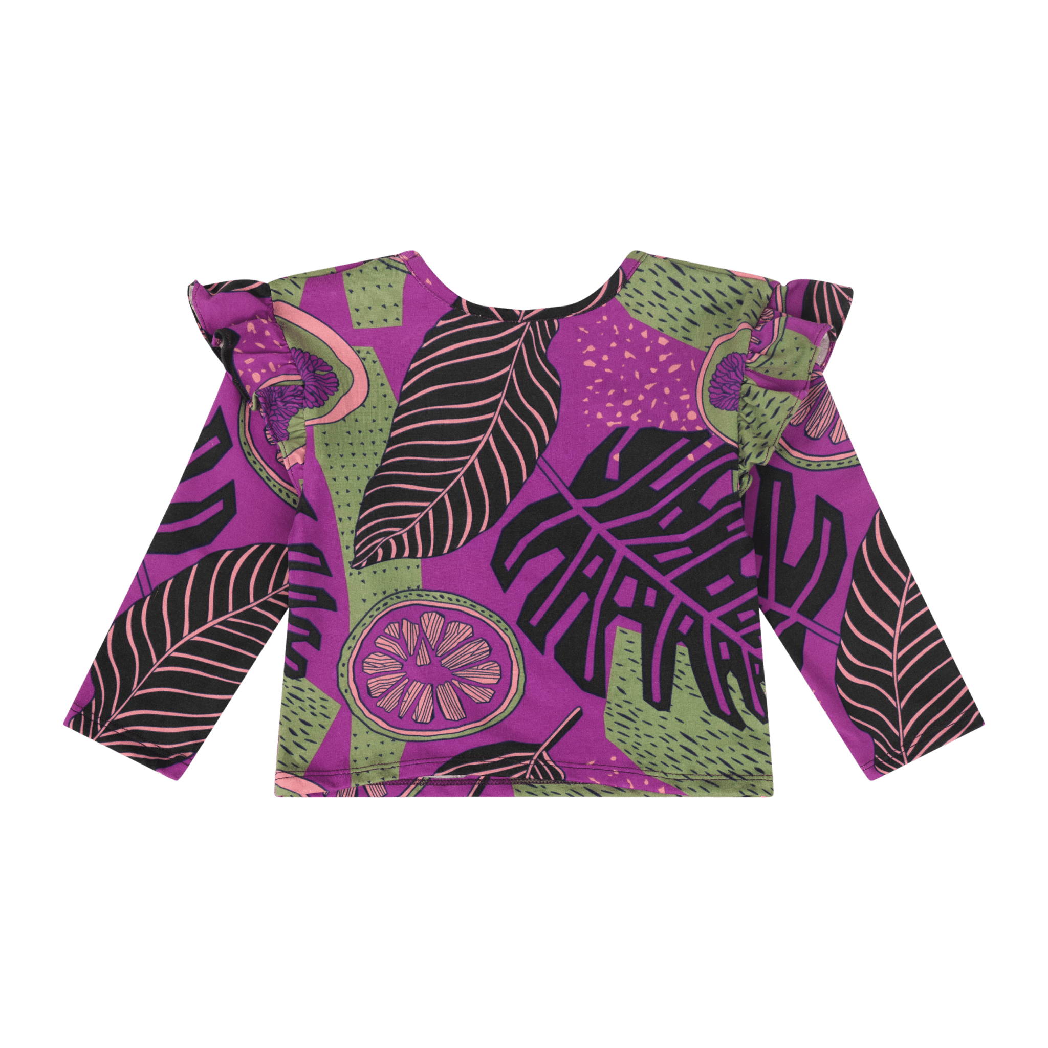 Baby Girls Ruffle Flutter Sleeve Top | Multicultural Kids Clothing - Mixed Up Clothing