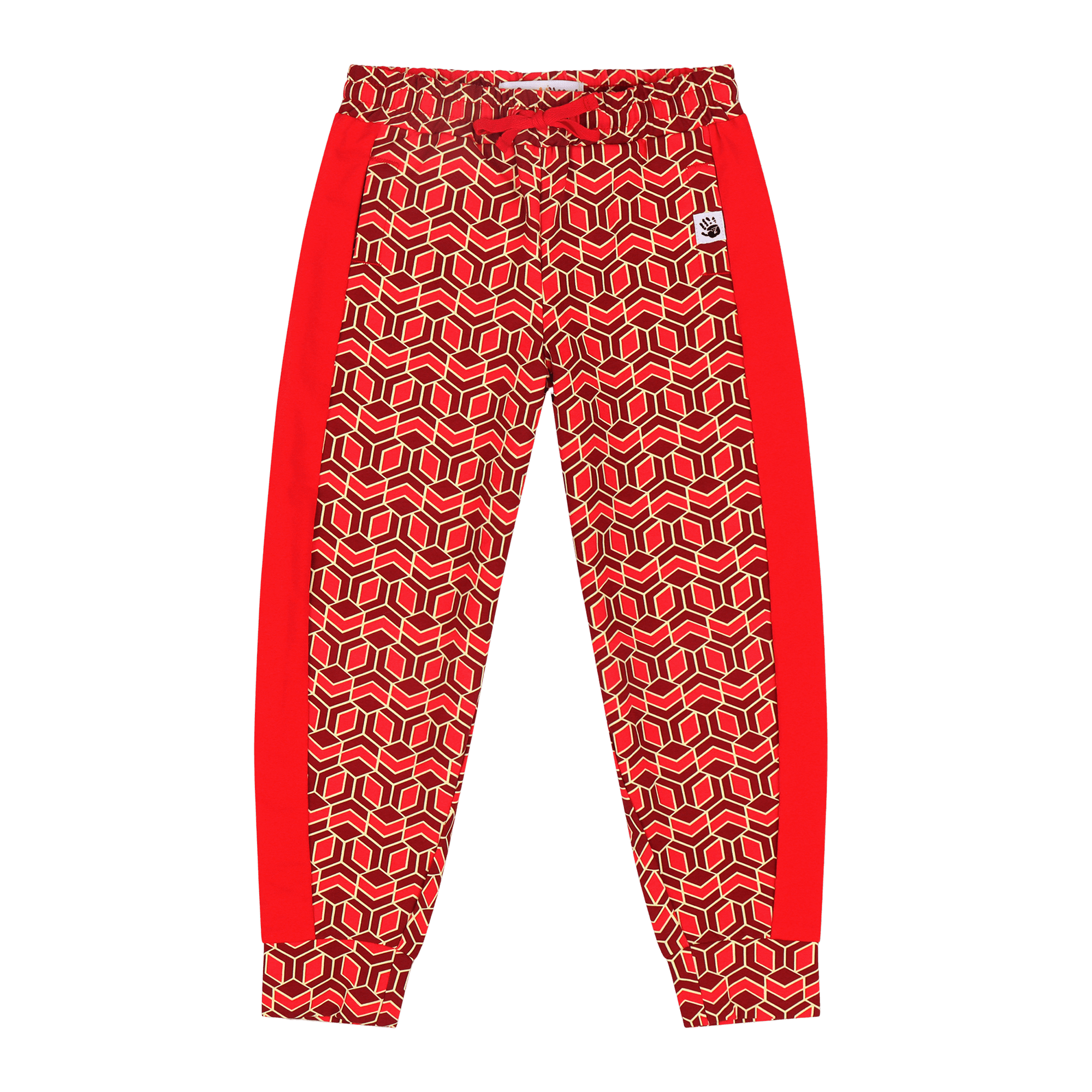 Boys Crewneck Sweatshirt and Jogger Pants Set - Red Multicolor | Multicultural Kids Clothing - Mixed Up Clothing