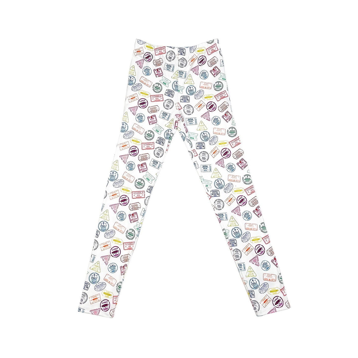 Girls Viaje Graphic Leggings – Multicultural Kids Clothing by Mixed Up Clothing