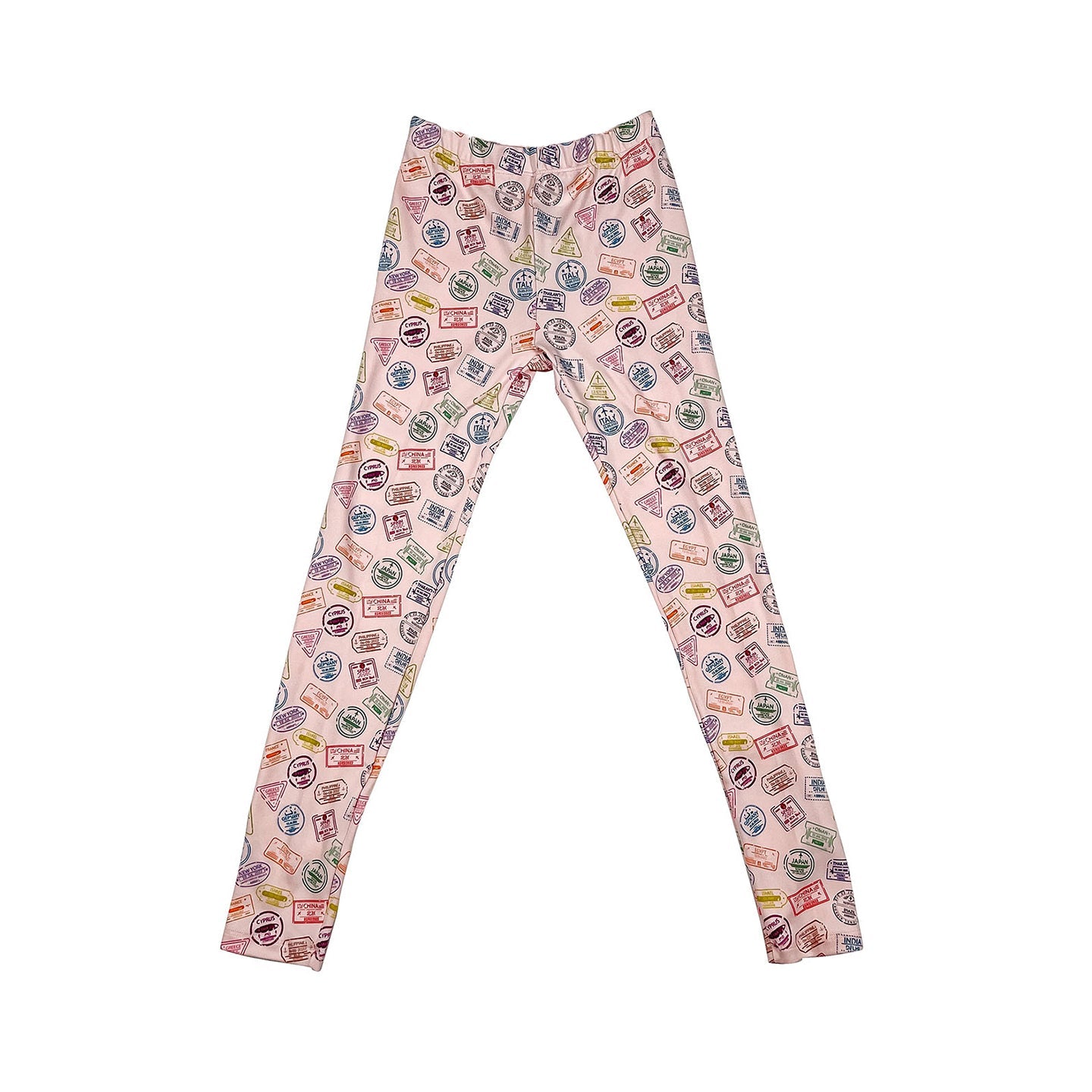 Girls Viaje Graphic Leggings – Multicultural Kids Clothing by Mixed Up Clothing