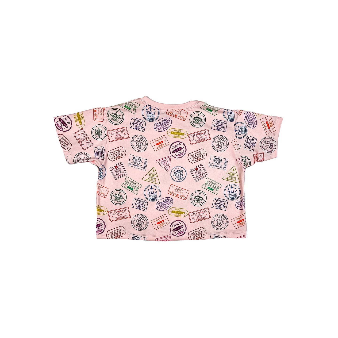 Girls Viaje Cropped T-Shirt | Multicultural Kids Clothing - Mixed Up Clothing