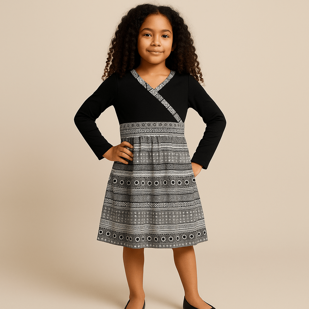 Henna Stripe Dress - Mixed Up Clothing