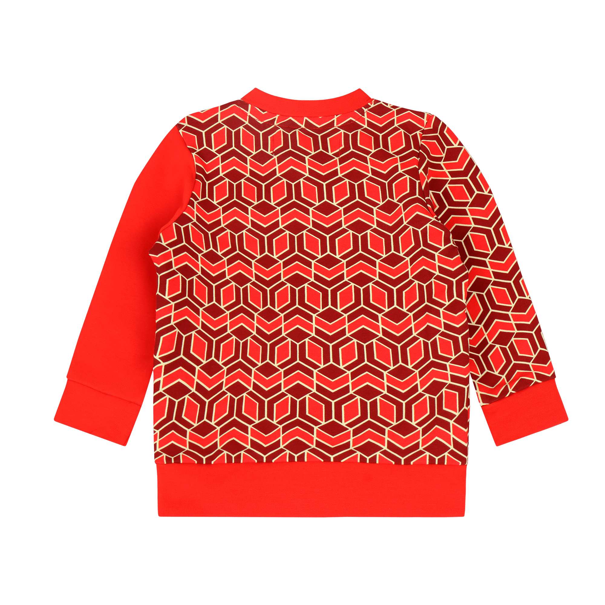 Infant Crewneck Sweatshirt and Jogger Pants Set - Red Multicolor | Multicultural Kids Clothing - Mixed Up Clothing