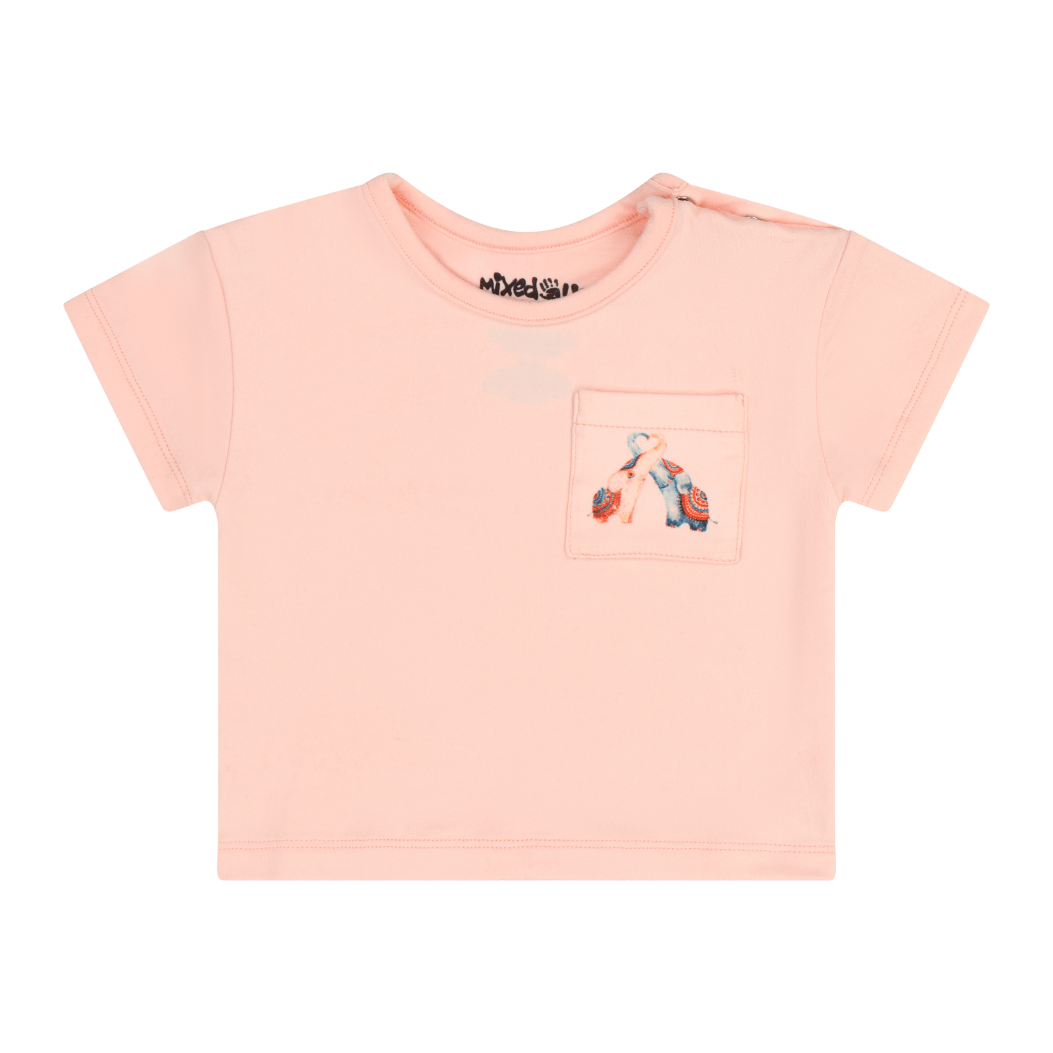 Infant Elefante Pocket T-Shirt | Multicultural Kids Clothing - Mixed Up Clothing