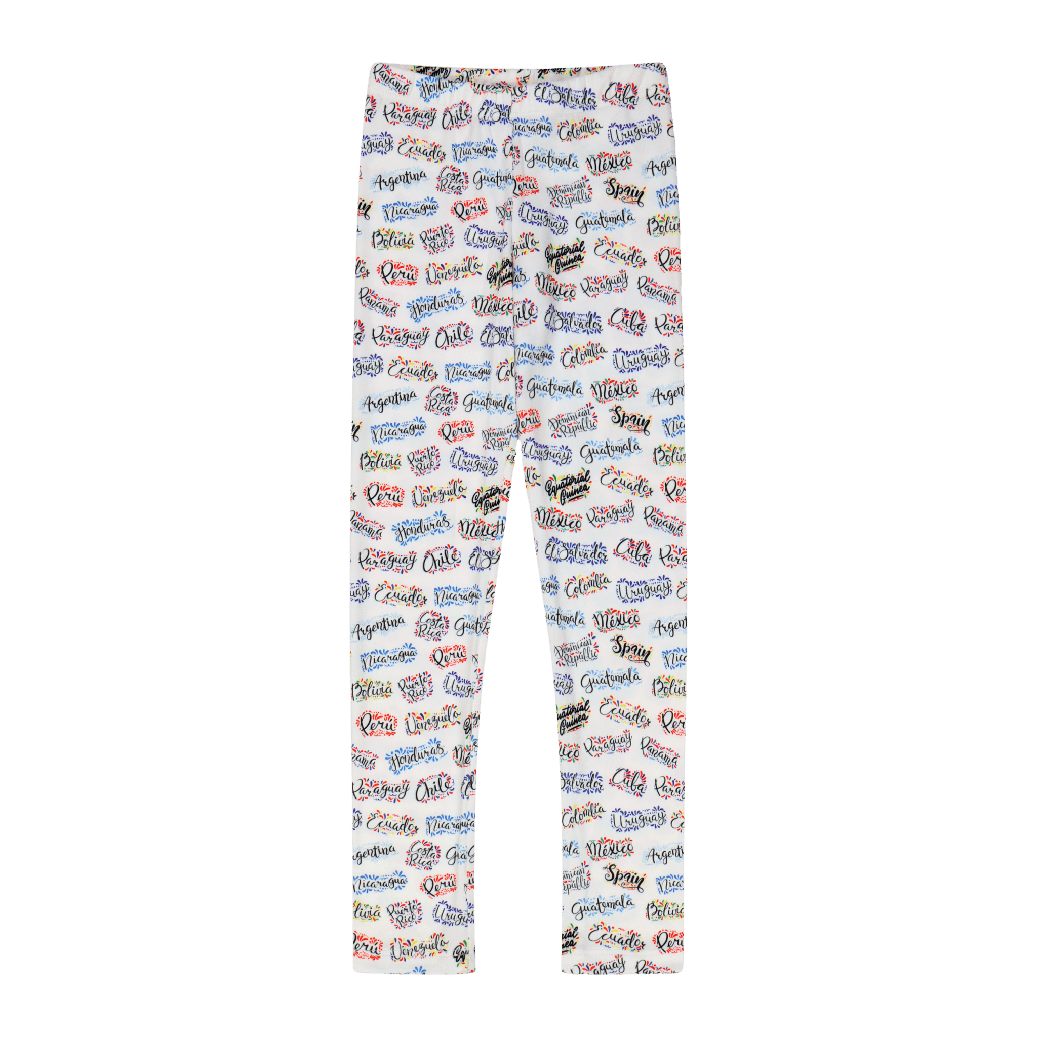 Paises Leggings Set | Multicultural Kids Clothing - Mixed Up Clothing