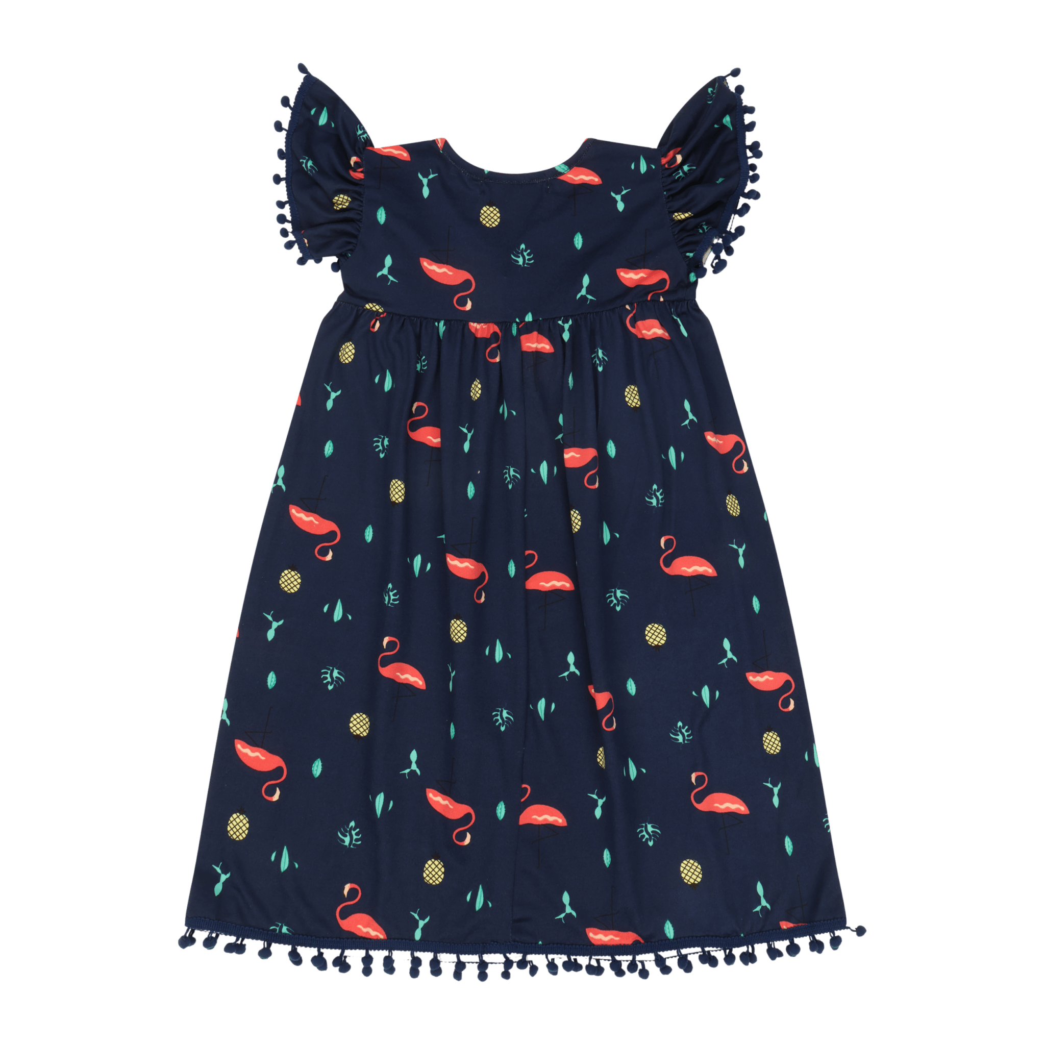 Vestito Pom - pom Dress | Multicultural Kids Clothing - Mixed Up Clothing