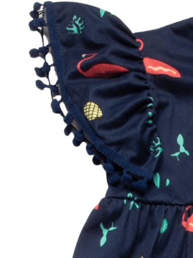 Vestito Pom - pom Dress | Multicultural Kids Clothing - Mixed Up Clothing