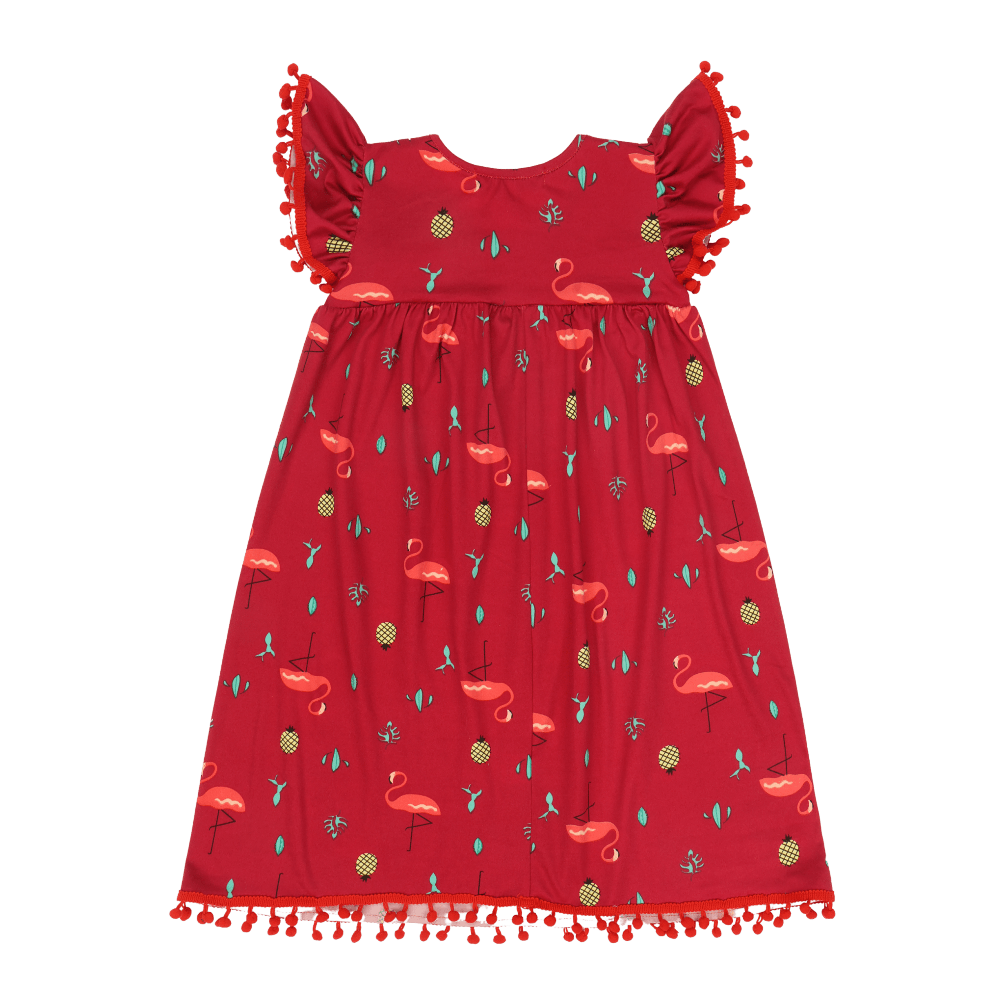 Vestito Pom - pom Dress | Multicultural Kids Clothing - Mixed Up Clothing