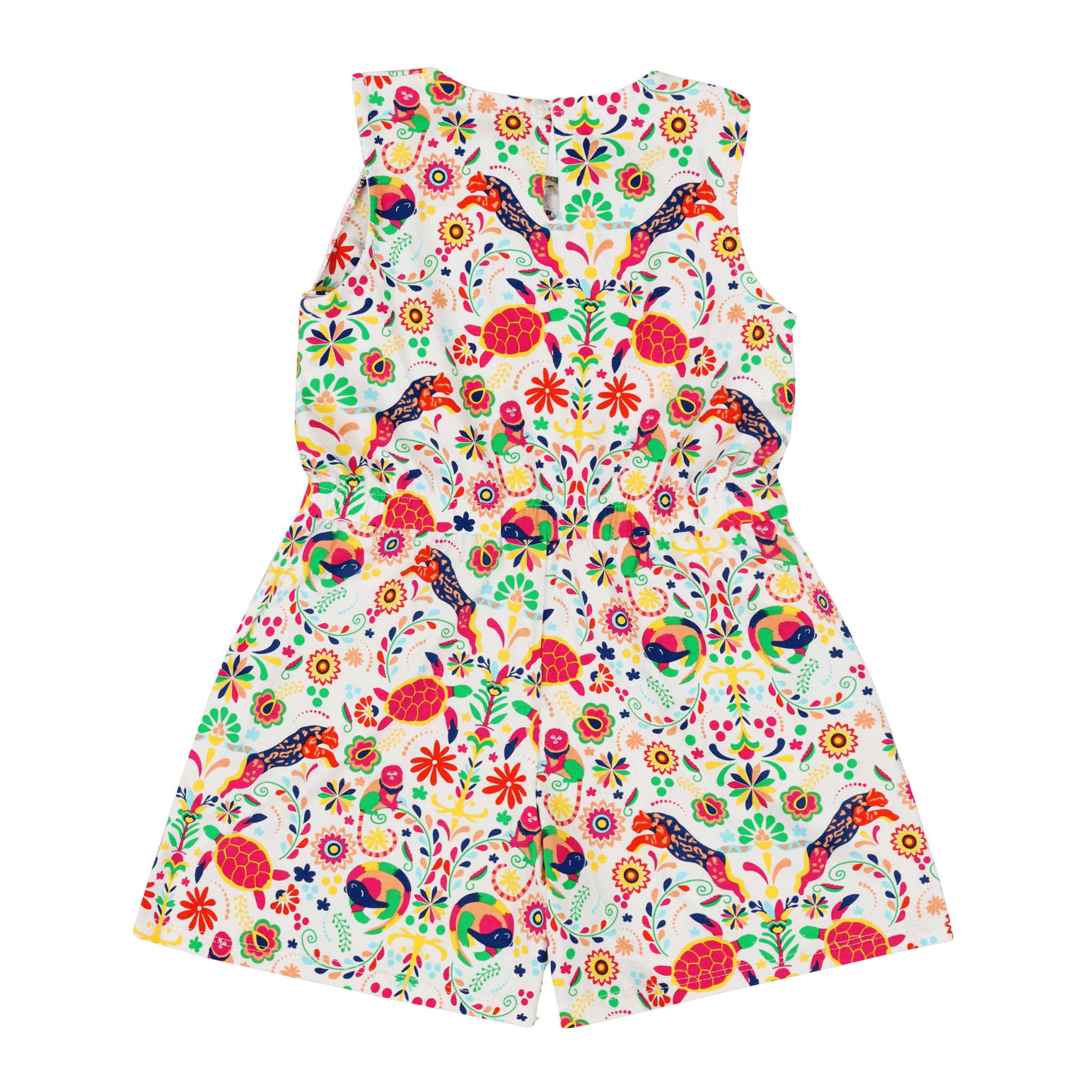Volant Ruffle Shorts Romper | Multicultural Kids Clothing - Mixed Up Clothing