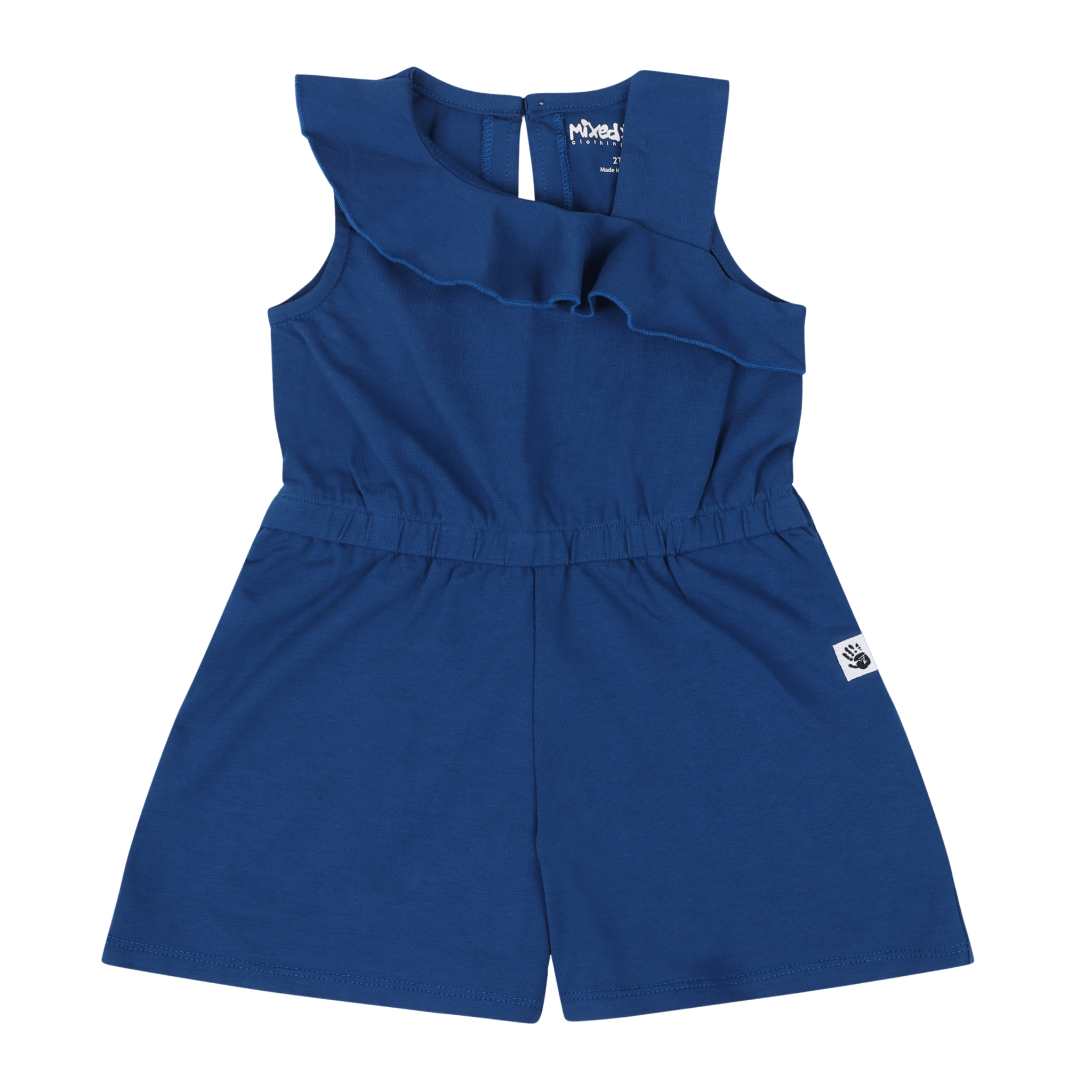 Volant Ruffle Shorts Romper | Multicultural Kids Clothing - Mixed Up Clothing