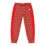 Boys Crewneck Sweatshirt and Jogger Pants Set - Red Multicolor