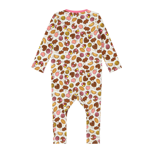 Kangaroo Pocket Jumpsuit - Pan Dulce