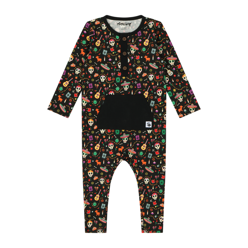 Kangaroo Pocket Jumpsuit - Los Muertos