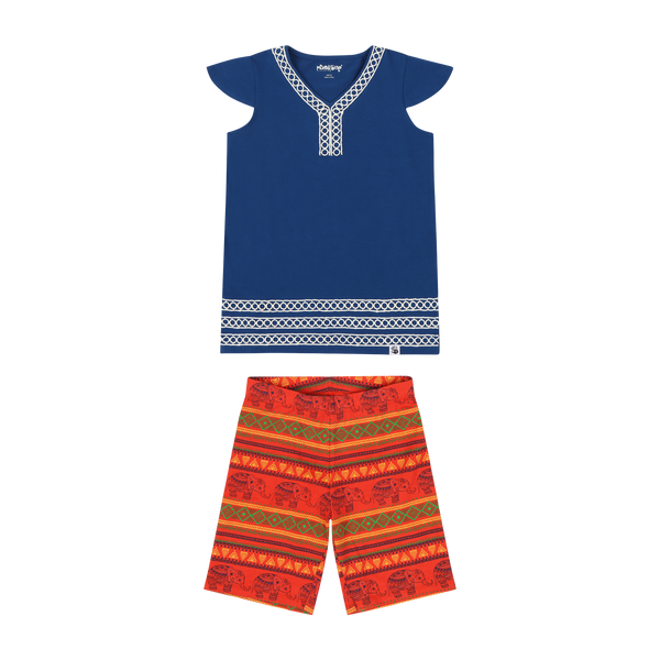 Girls Burda Tunic & Short Set