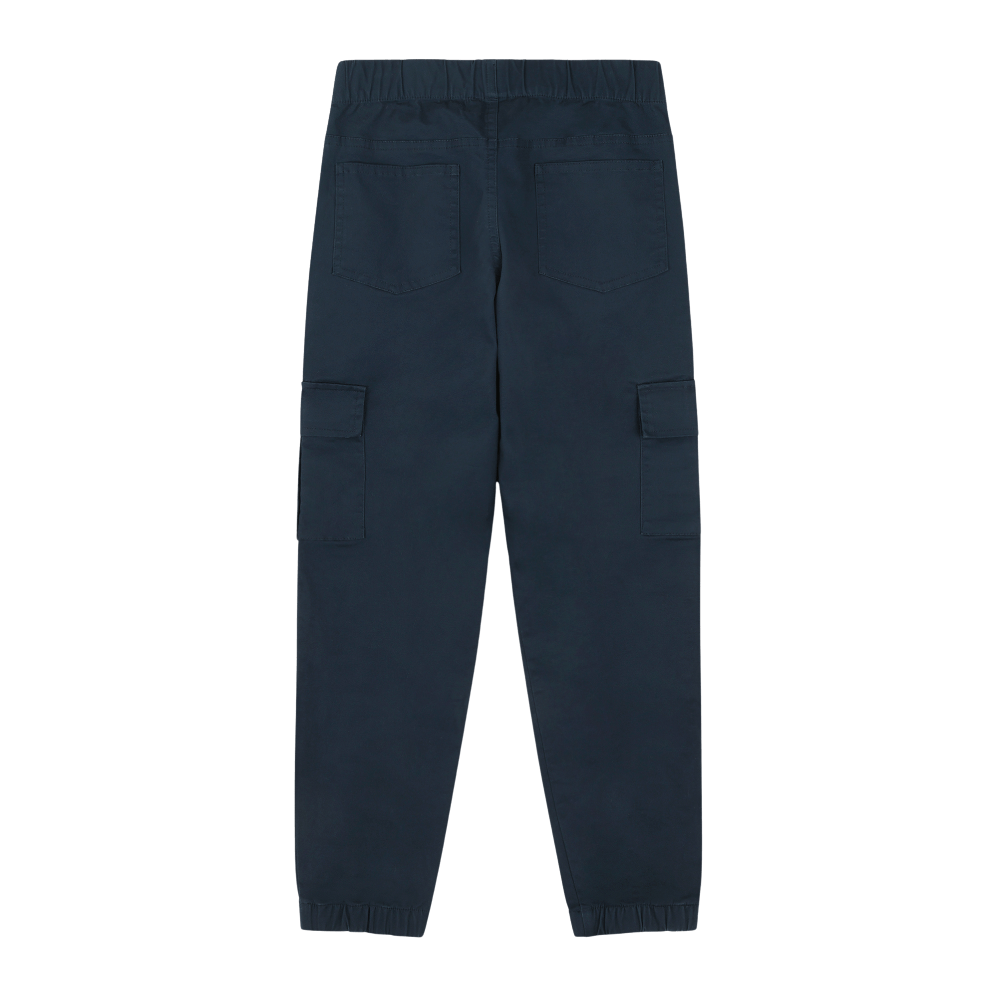 Boys Relaxed Fit Drawstring Cargo Jogger Pants - Blue | Multicultural Kids Clothing - Mixed Up Clothing