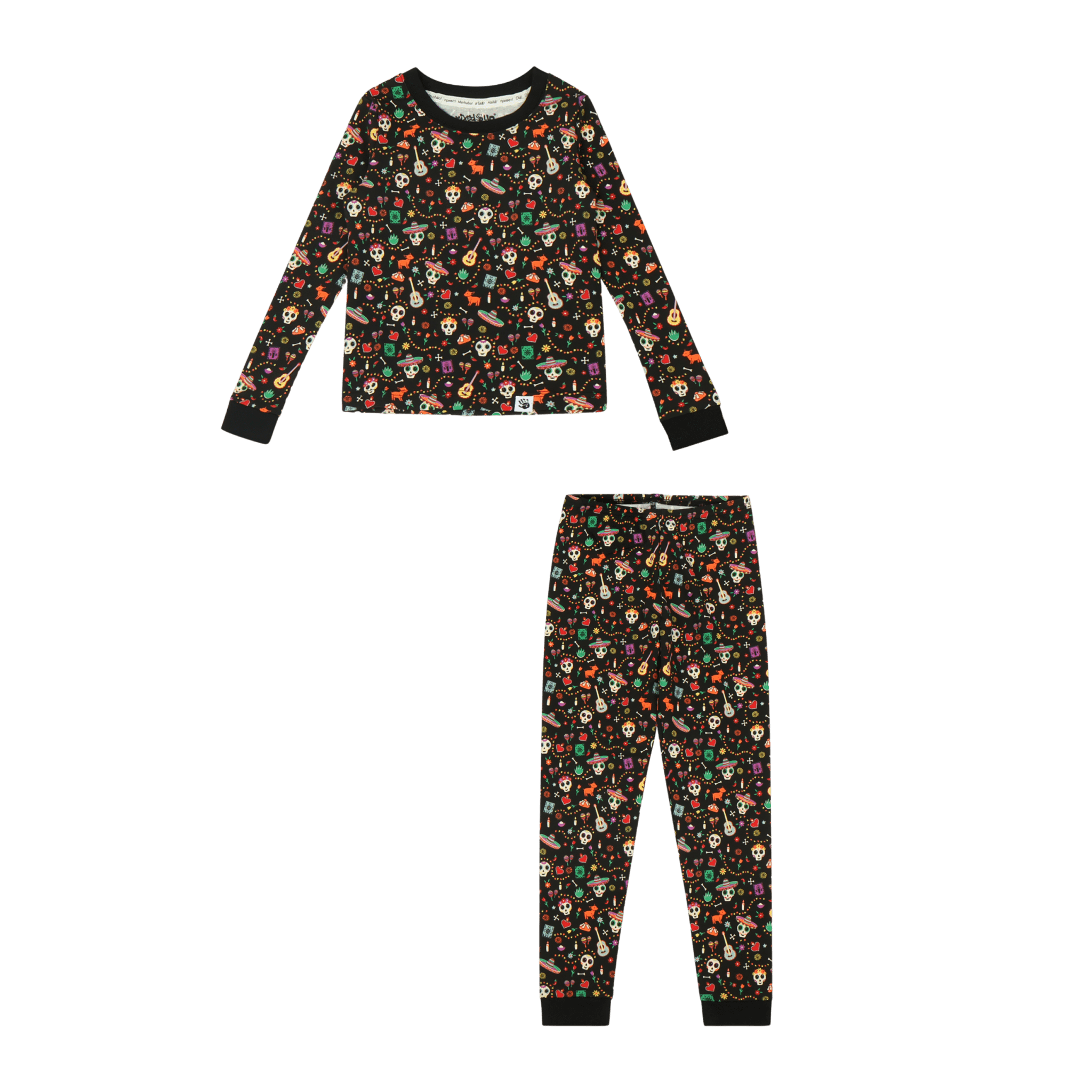 Día de los Muertos 2 - Piece Set – Calaveras & Icons Print - Mixed Up Clothing