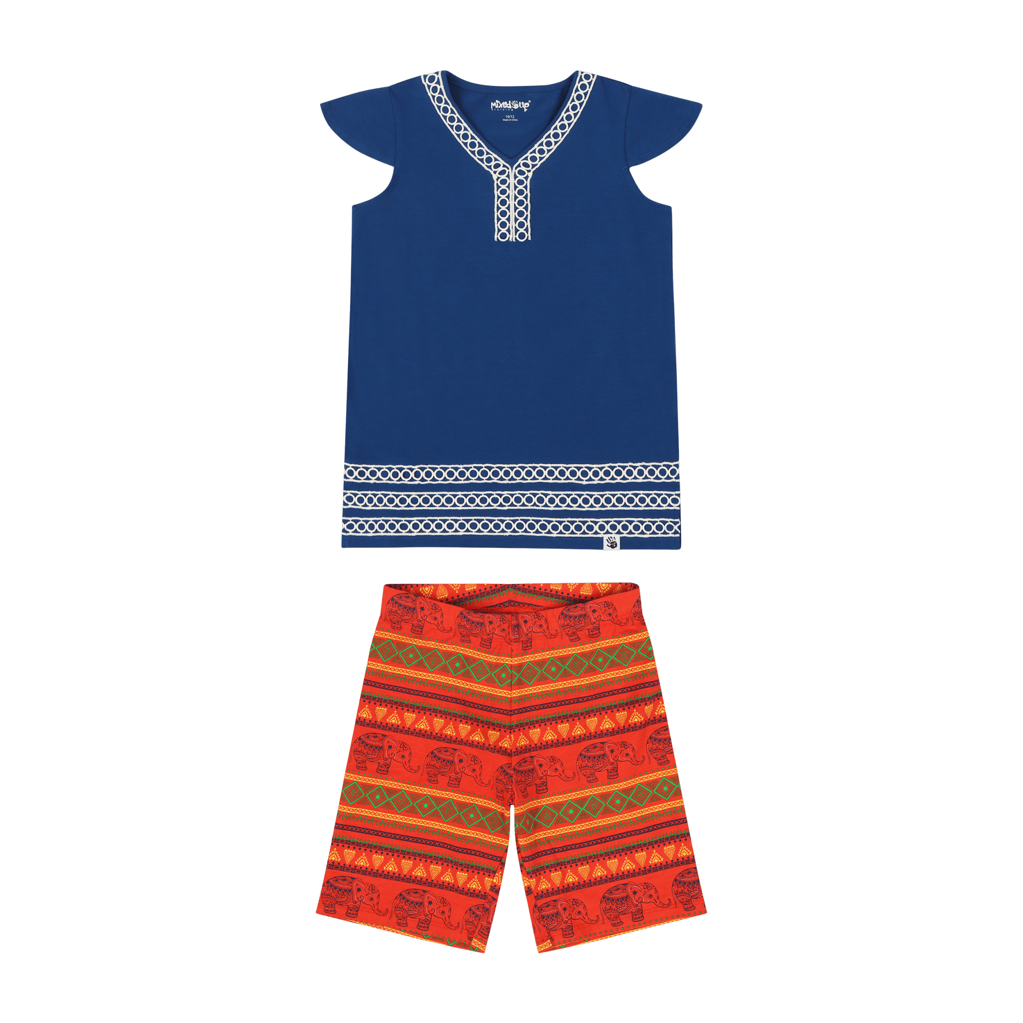 Girls Burda Tunic & Short Set | Multicultural Kids Clothing - Mixed Up Clothing