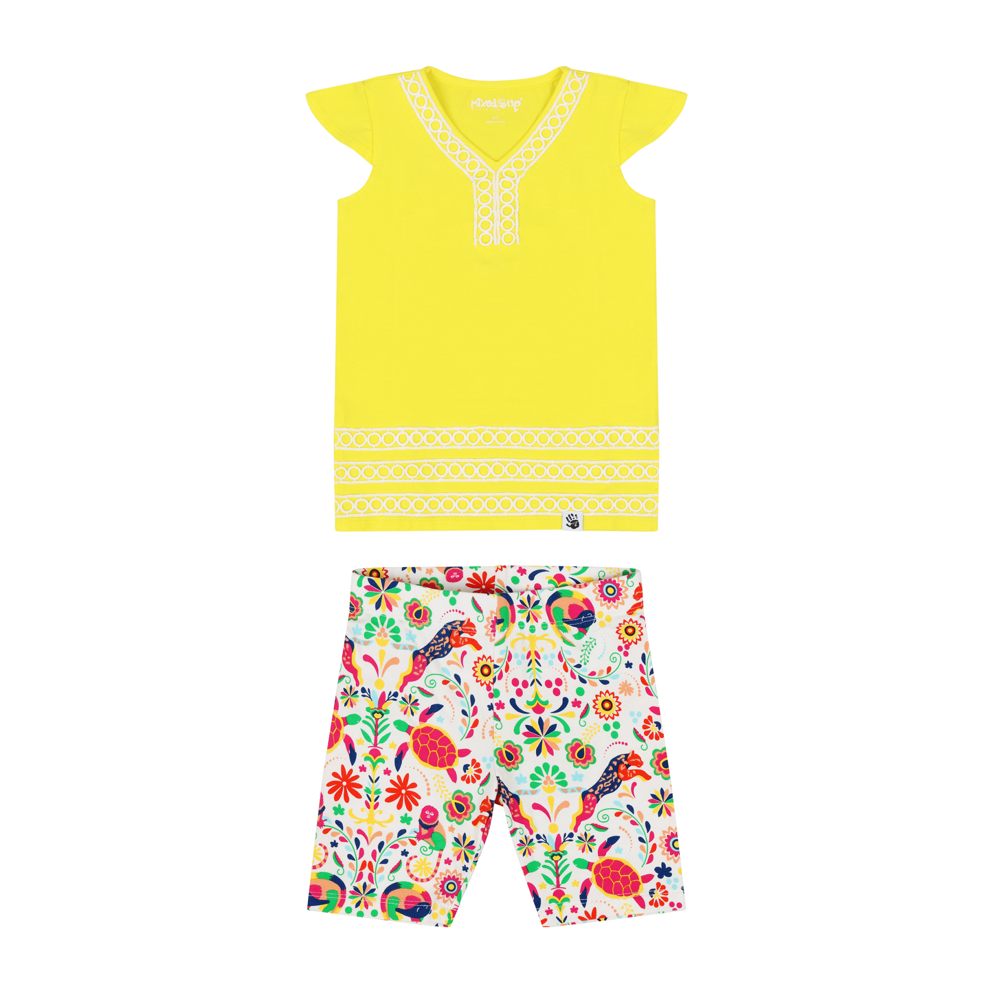 Girls Burda Tunic & Short Set | Multicultural Kids Clothing - Mixed Up Clothing
