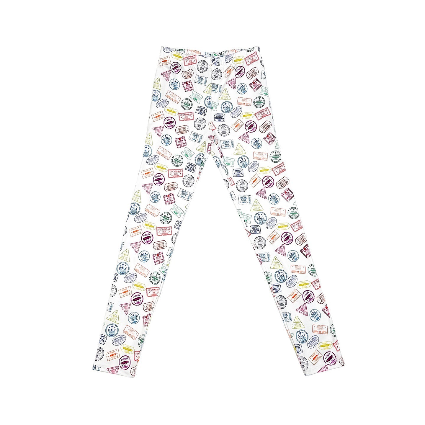 Girls Viaje Graphic Leggings – Multicultural Kids Clothing by Mixed Up Clothing