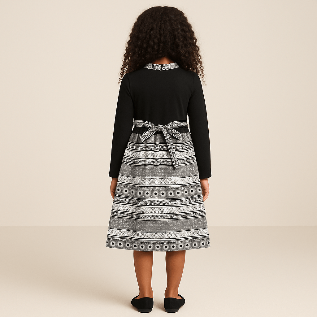 Henna Stripe Dress - Mixed Up Clothing