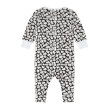 Infant Jumpsuit Romper - Black/White/Hello | Multicultural Kids Clothing - Mixed Up Clothing