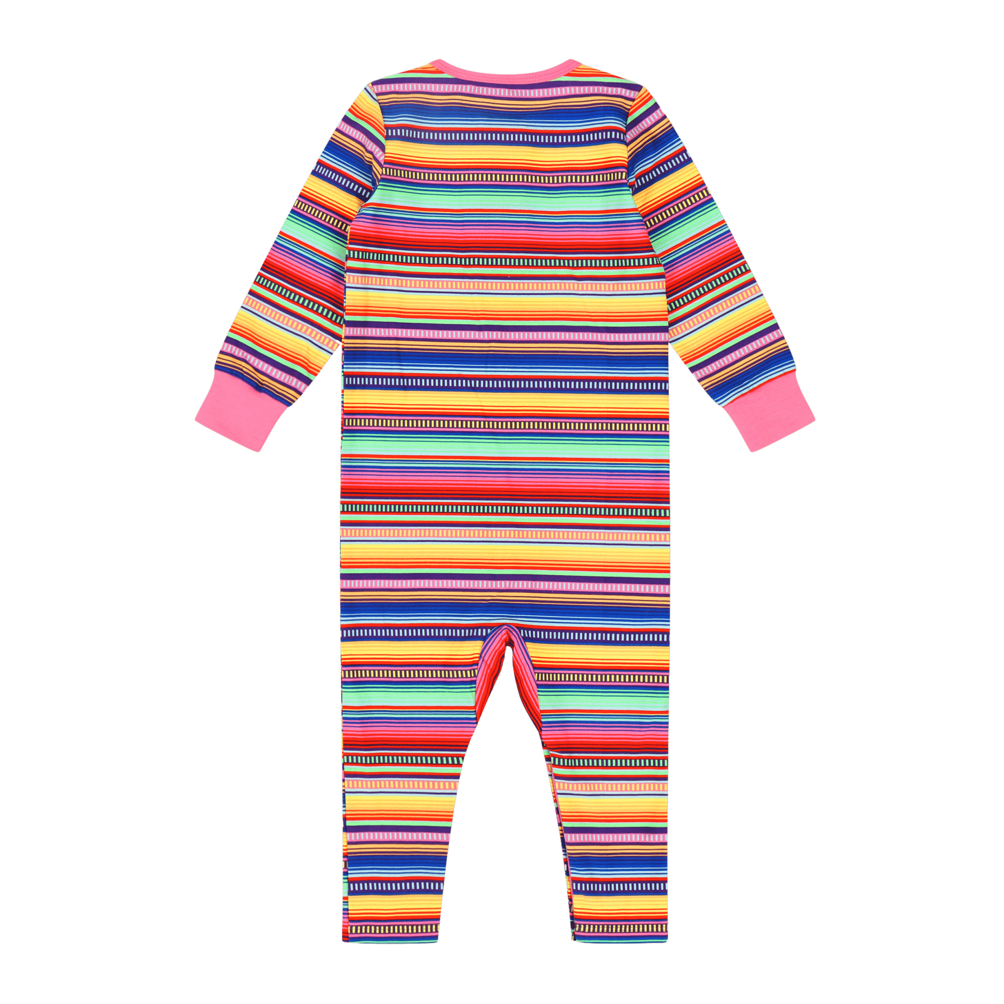 Infant Jumpsuit Romper - Multicolor Stripe | Multicultural Kids Clothing - Mixed Up Clothing
