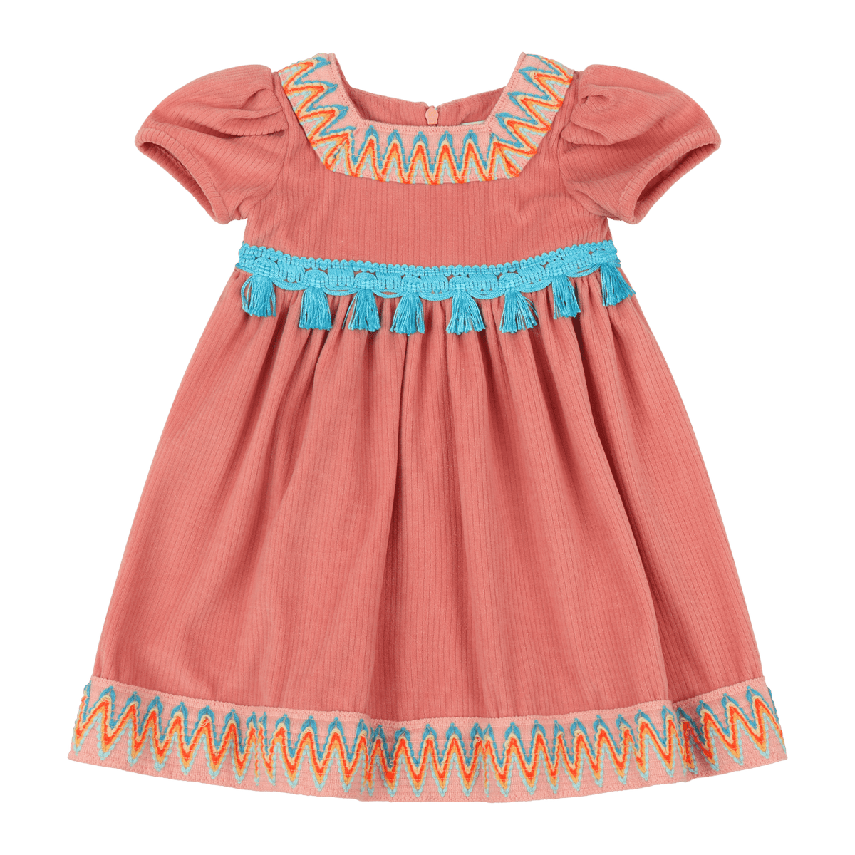 discount infant dresses NINA smocked long sleeve baby girl dress in organic crinkle muslin fabrication Baby Girl Dresses Petit