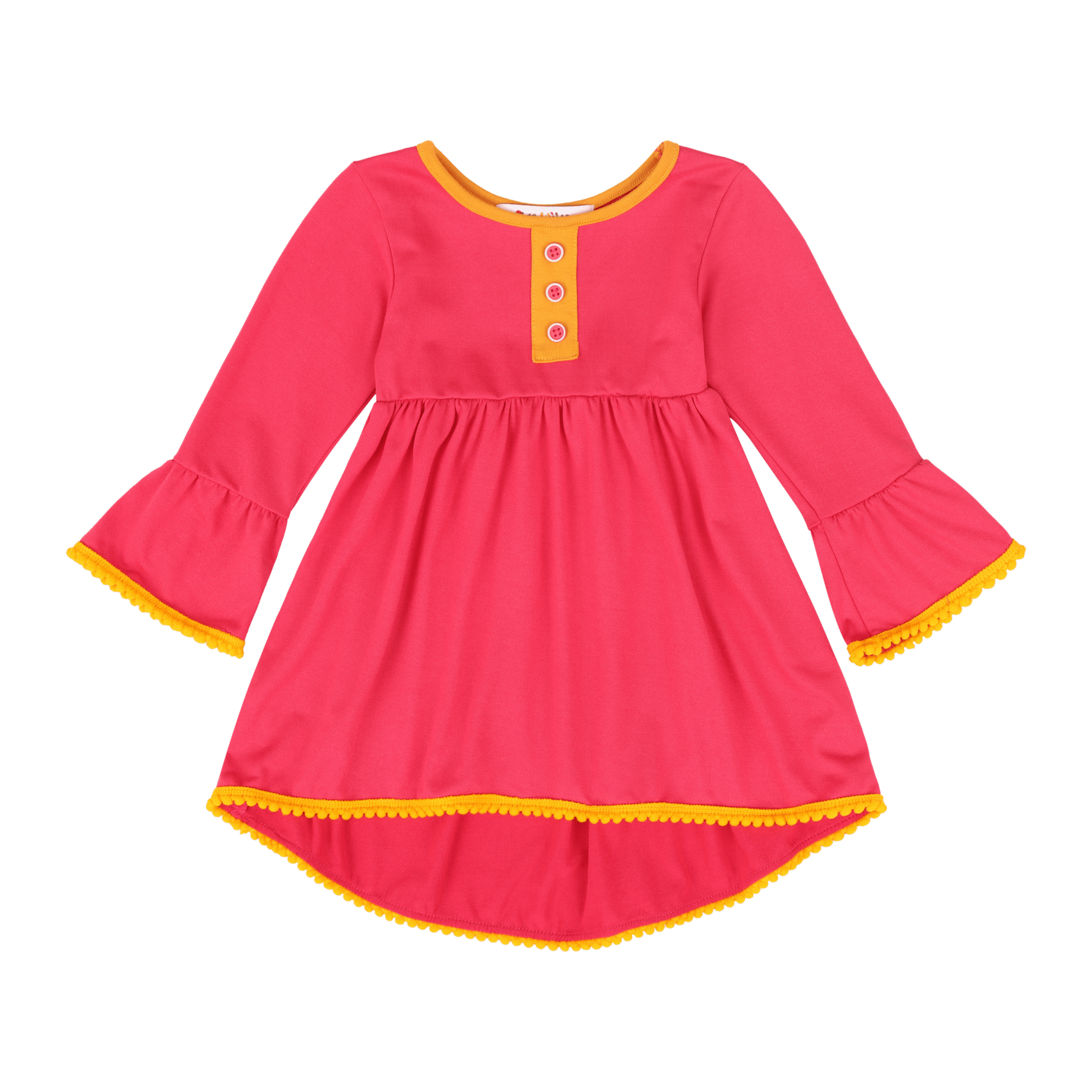 Infant Pom-pom Tunic Dress | Multicultural Toddler Outfit Infant Pom-pom Tunic Dress | Multicultural Toddler Outfit
