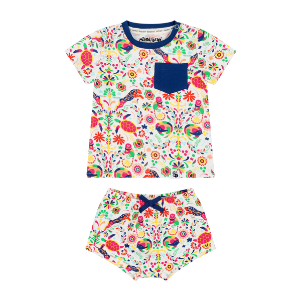 Suave Baby Tee and Bloomer Shorts Set