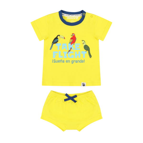 Suave Baby Tee and Bloomer Shorts Set