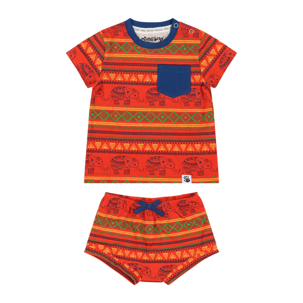 Suave Baby Tee and Bloomer Shorts Set