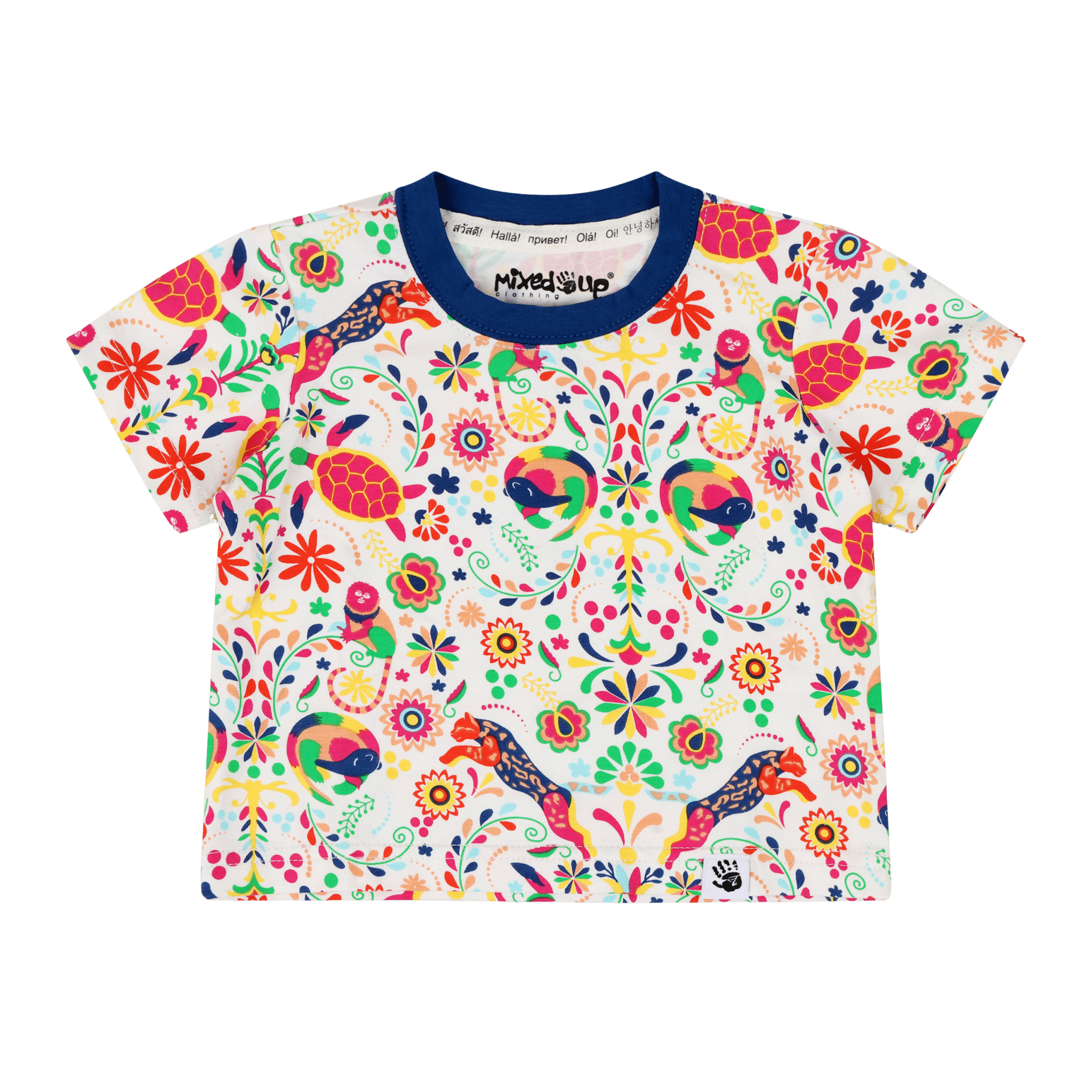 Kids Suave Animal Print Short Sleeve T-Shirt | Multicultural Kids Clothing - Mixed Up Clothing