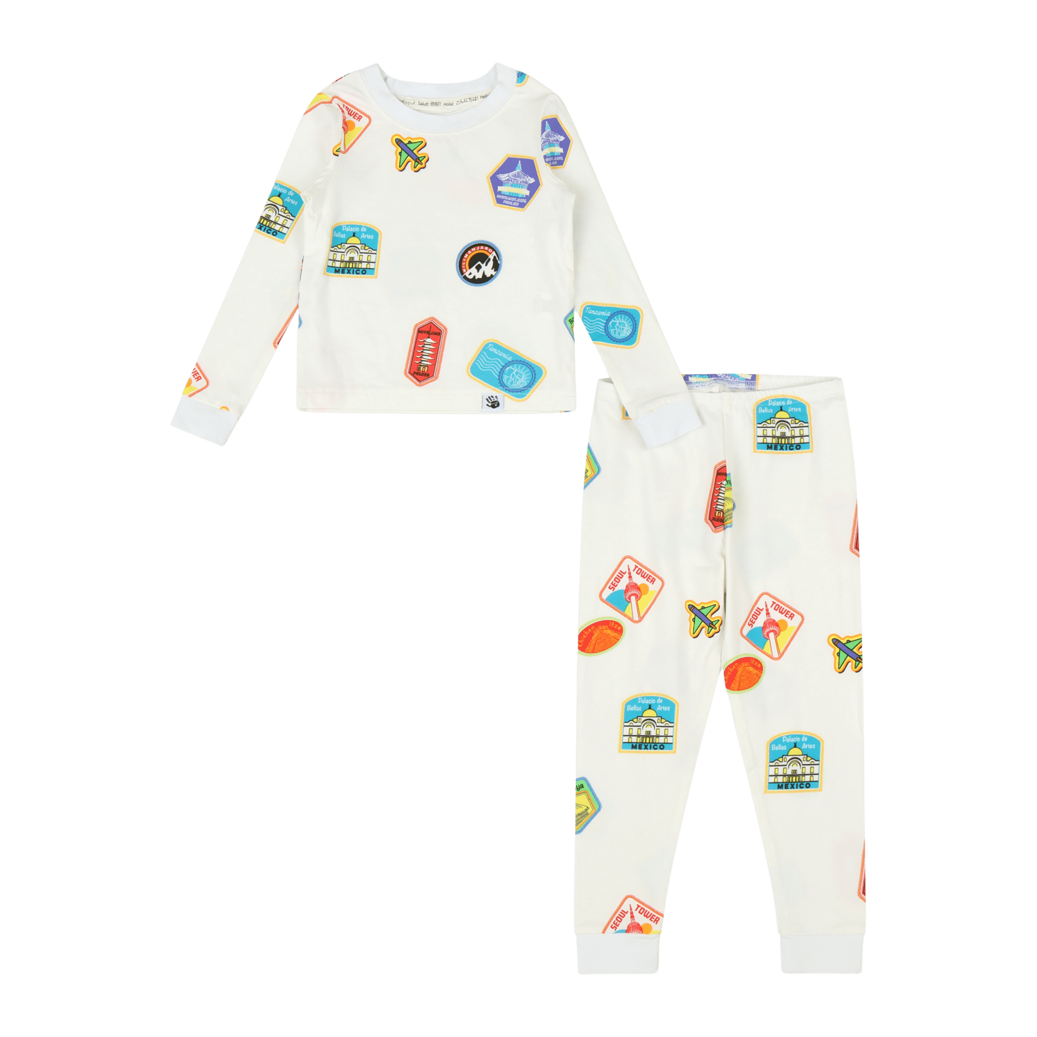 Passport Stamp Kids Playset – Travel - Inspired Matching Outfit - Mixed Up Clothing