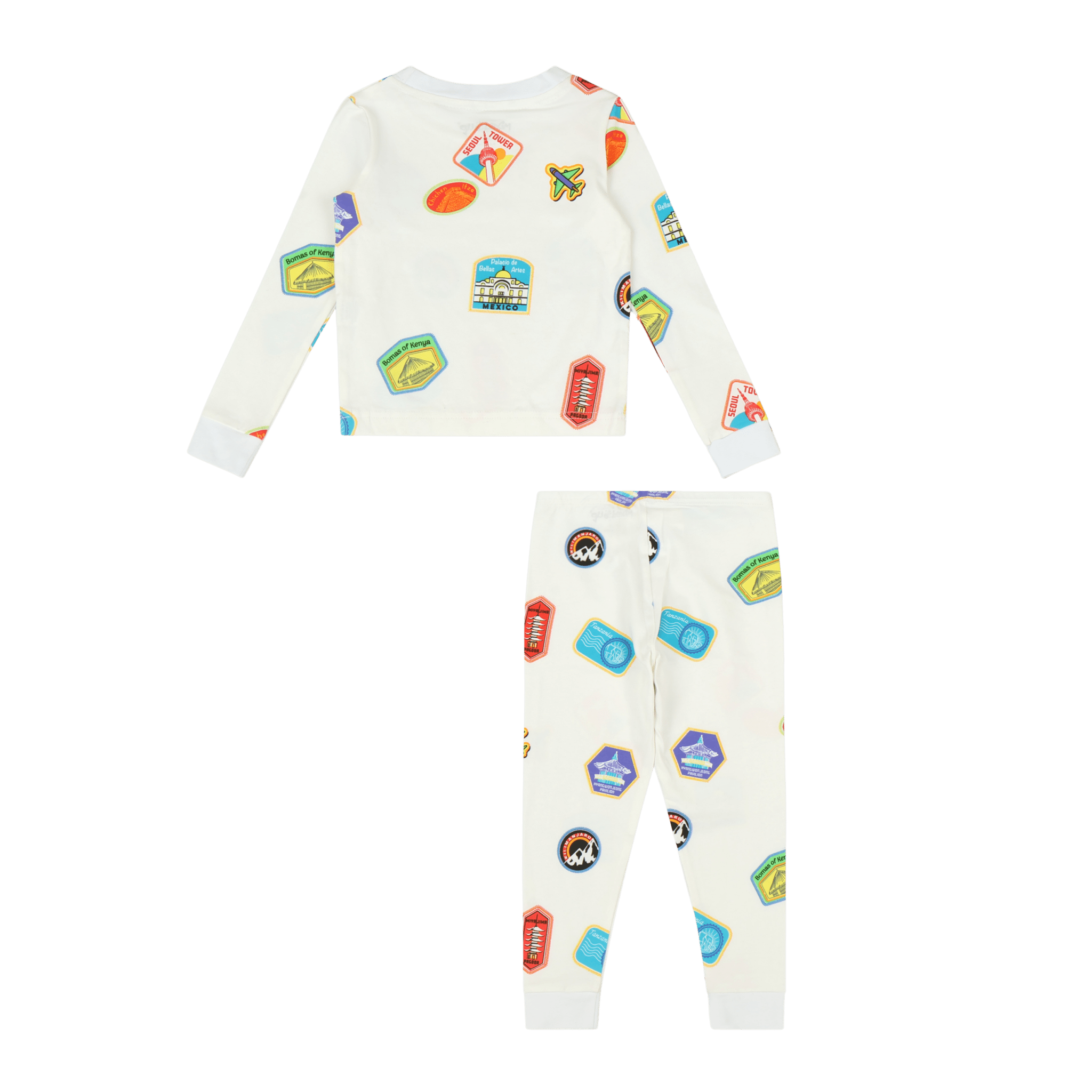 Passport Stamp Kids Playset – Travel - Inspired Matching Outfit - Mixed Up Clothing