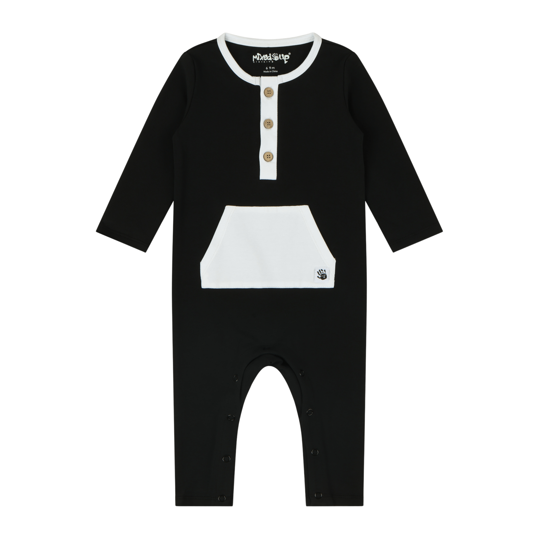 UNO Romper – Black & White Baby One - Piece | Mixed Up Clothing - Mixed Up Clothing